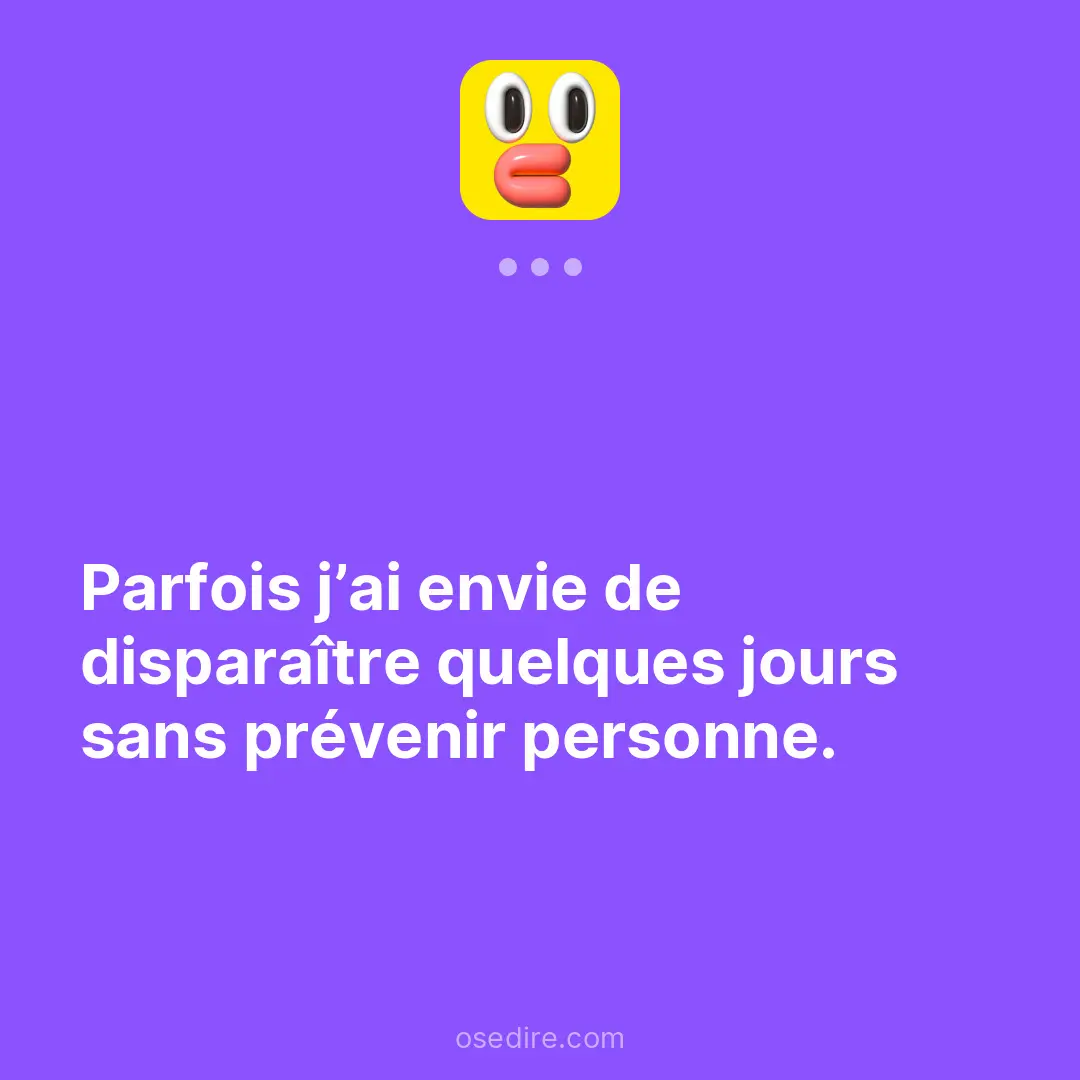 Dire anonyme — Ose Dire