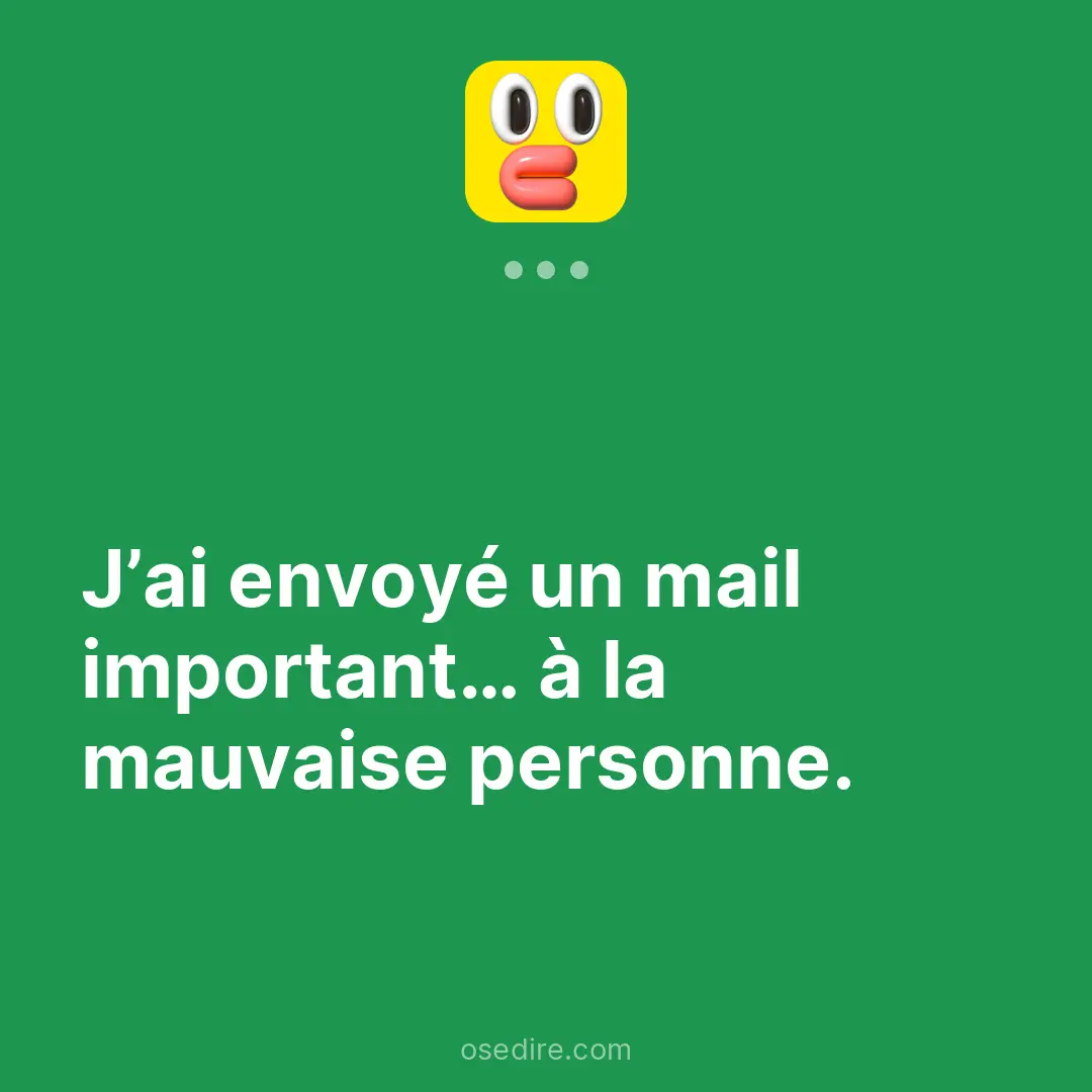 Dire anonyme — Ose Dire