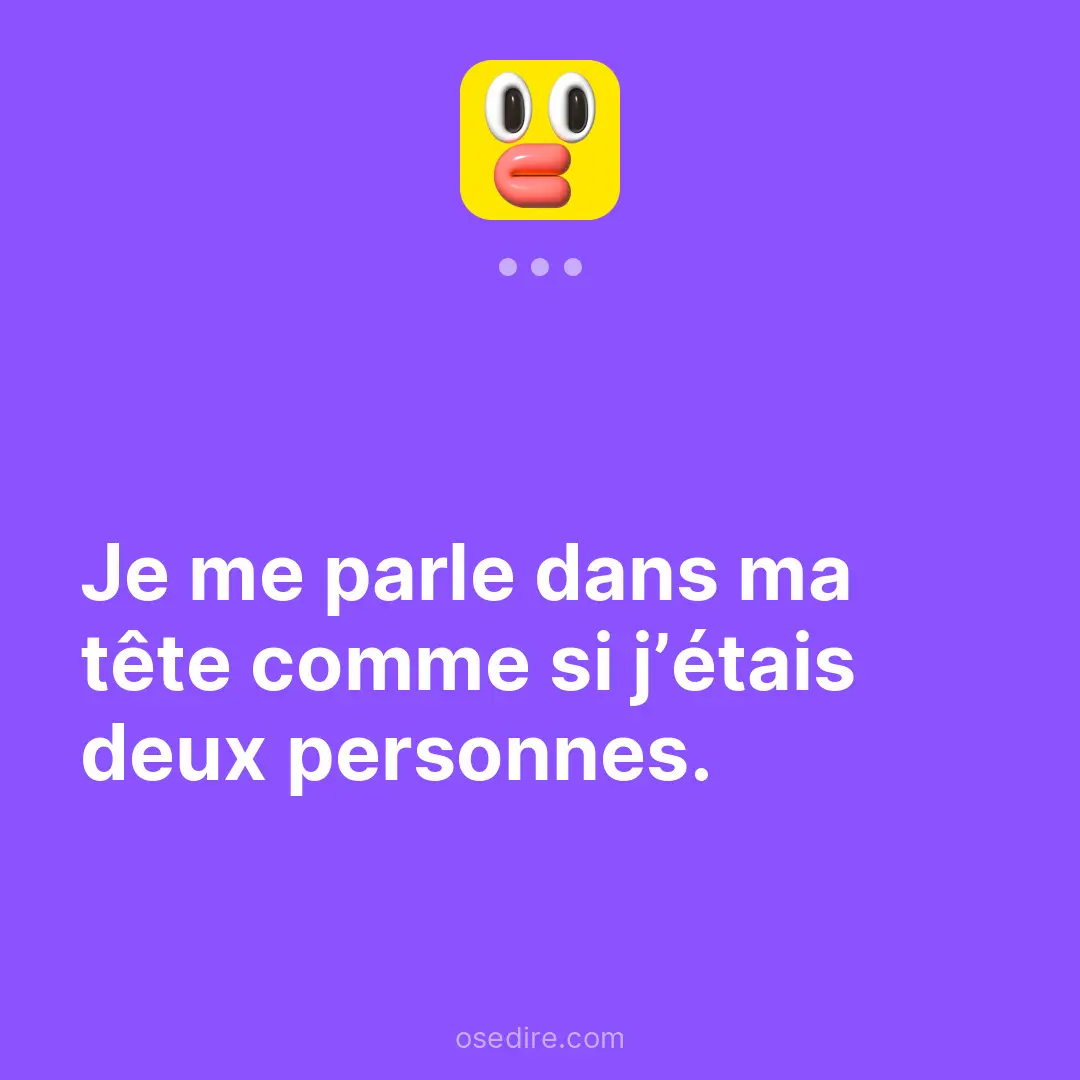 Dire anonyme — Ose Dire