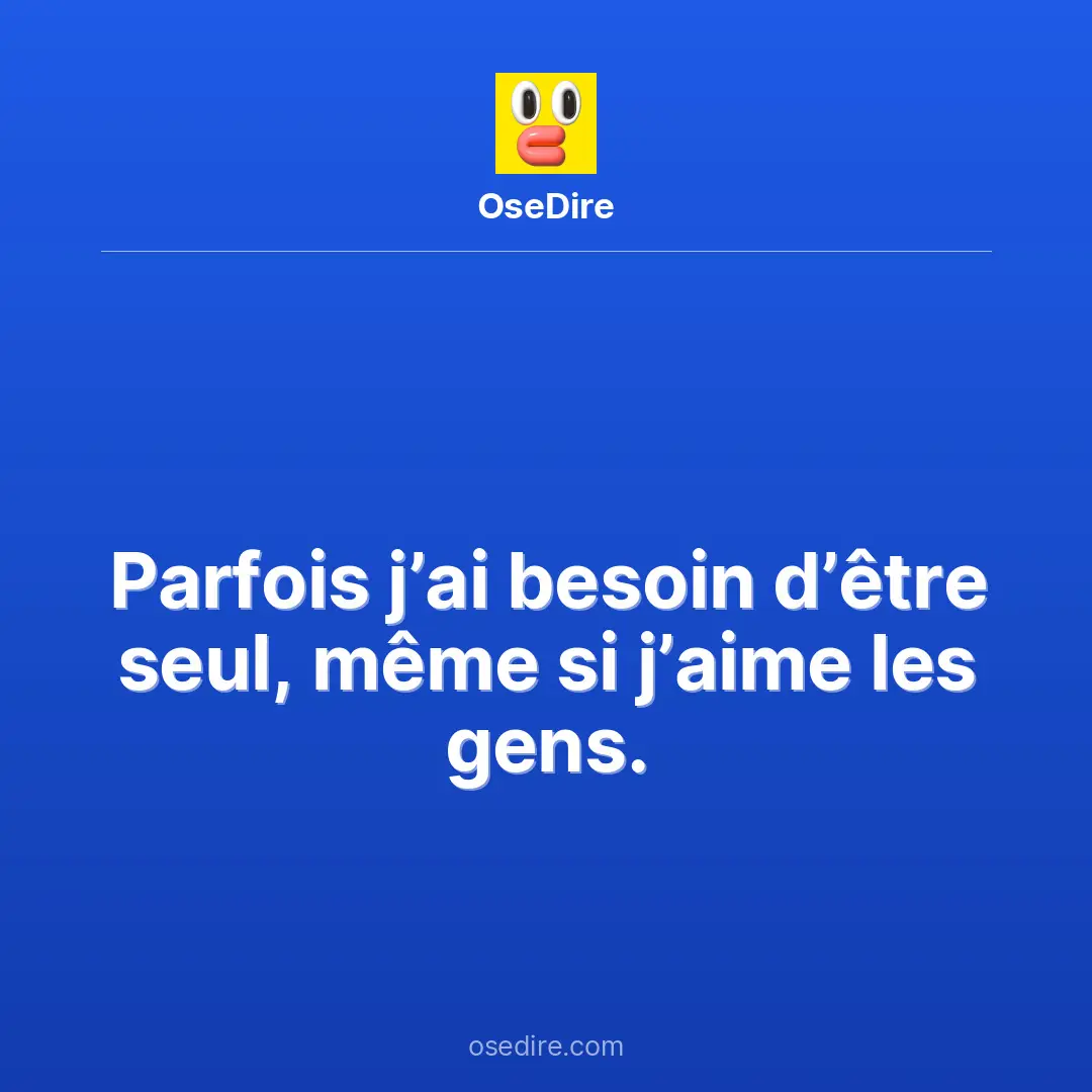 Dire anonyme — Ose Dire