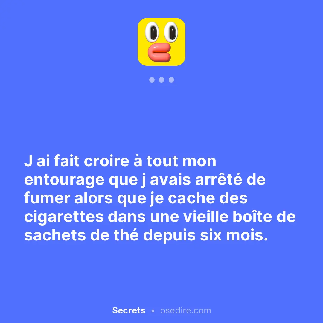 Dire anonyme — Ose Dire