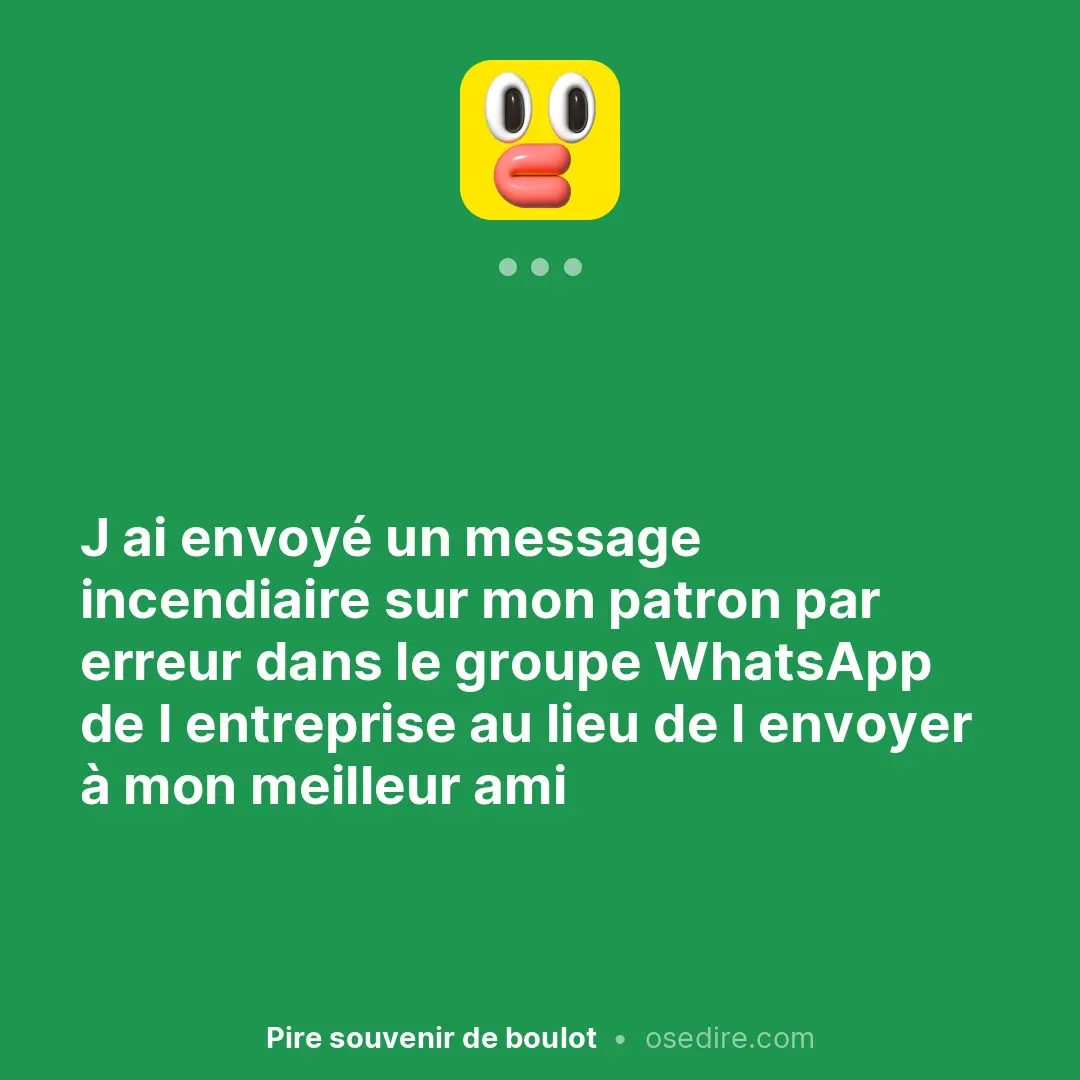 Dire anonyme — Ose Dire