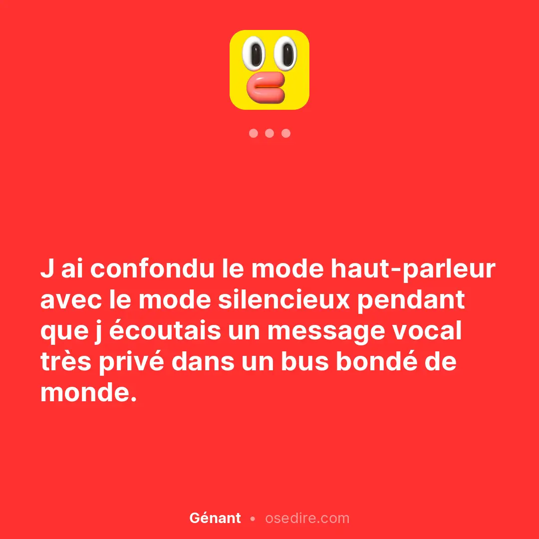 Dire anonyme — Ose Dire