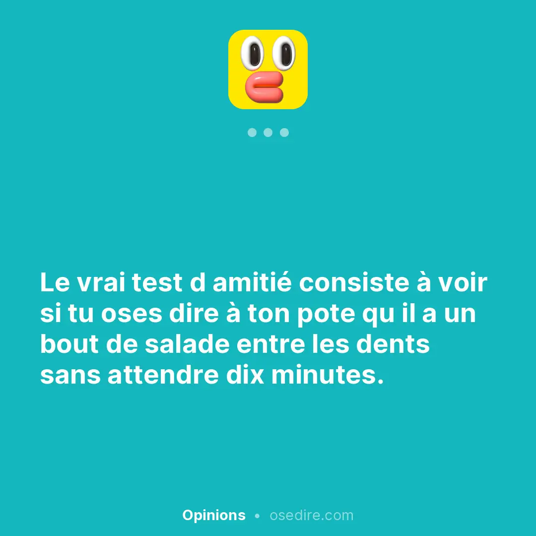 Dire anonyme — Ose Dire