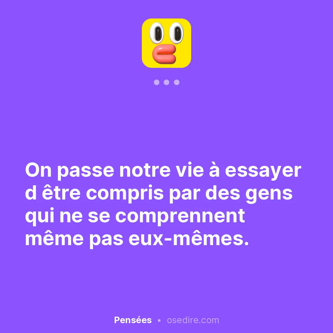Dire anonyme — Ose Dire