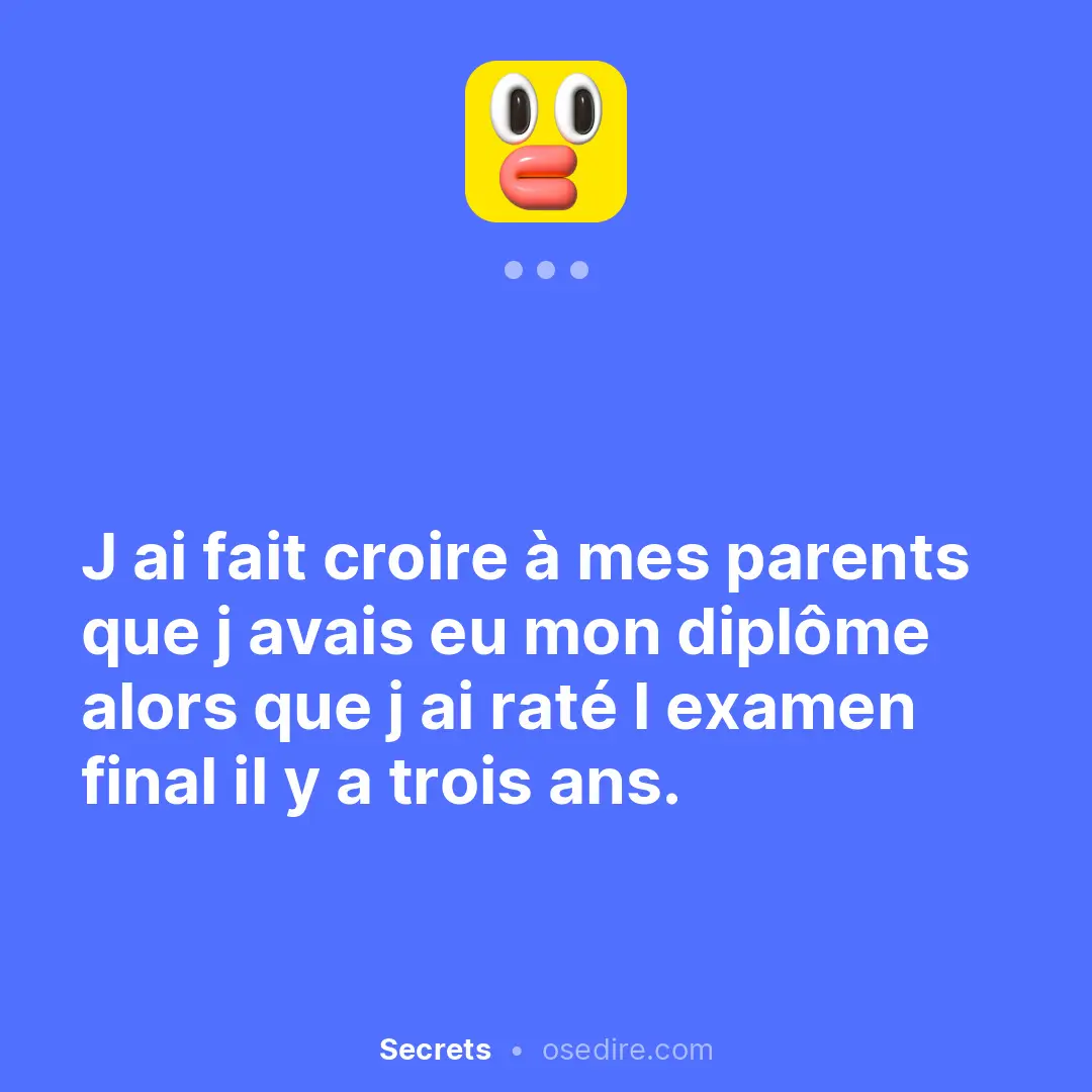 Dire anonyme — Ose Dire
