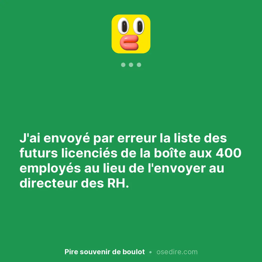 Dire anonyme — Ose Dire